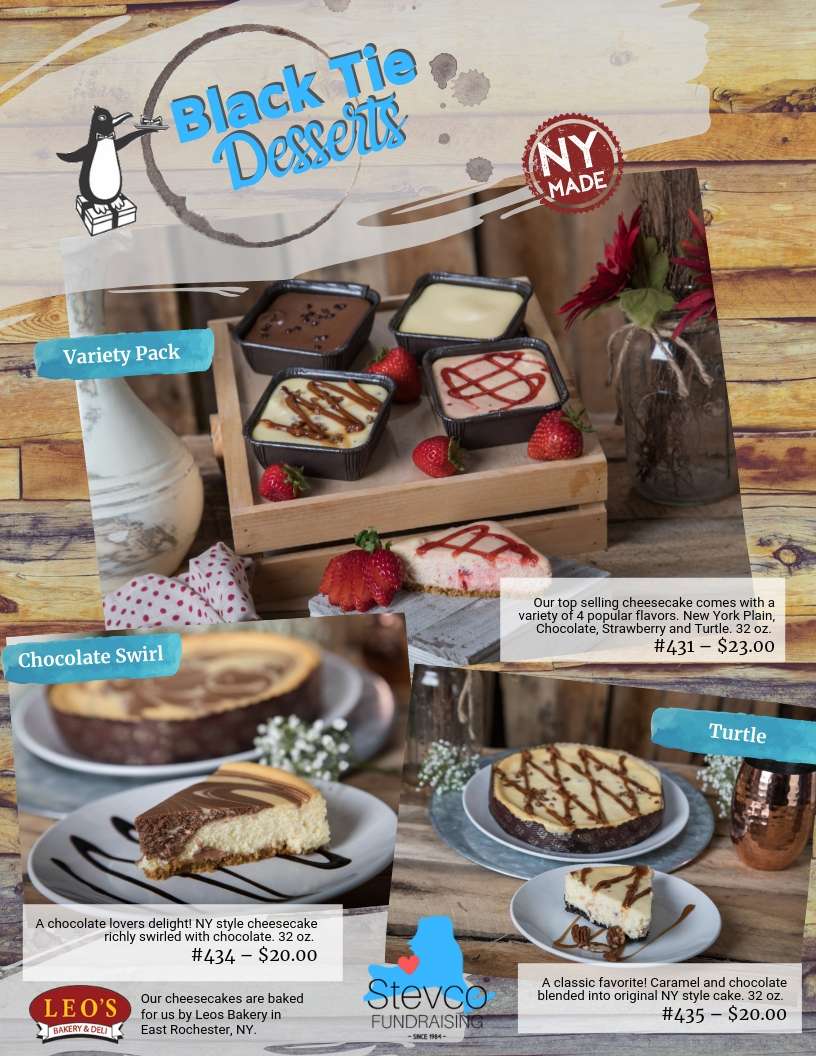 Black Tie Desserts Brochure